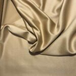 Tissu gabardine Vergine 98% Pure laine vierge - Beige