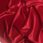 Tissu  velours bi-stretch  Lisse - Rouge