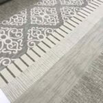 Tissu jacquard "Elsy" - Écru, gris