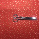 Tissu Feutrine - Rouge pois doré
