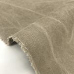 Toile de coton Stone wash - Beige