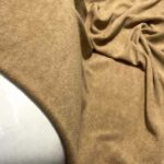 Tissu jersey "Pare-battage" grande largeur 200 cm  - Caramel