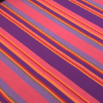Tissu d'extérieur à rayures  grande largeur 320cm Escale  - Multicolore, rose