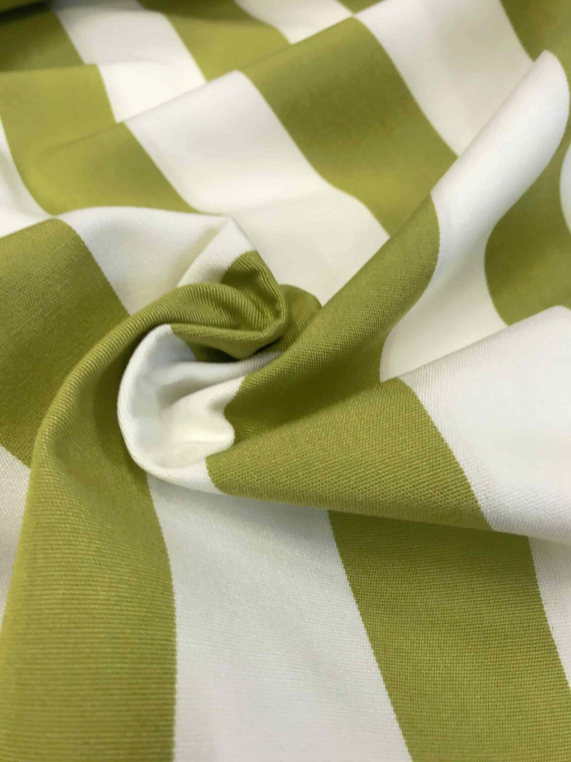 Rideau Extérieur Rayé Vert/blanc 290x290 Cm - Store Ombrage Terrasse, Polyester - 8