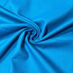 Tissu voile de coton - Bleu canard