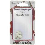 Boutons magnétiques à clipser x1 - 18mm Nickel