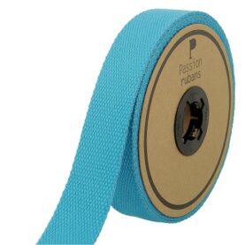 Sangle coton 30 mm - Bleu ciel