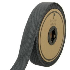 Sangle coton 30 mm - Gris foncé