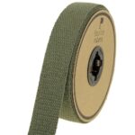 Sangle coton 30 mm - Vert kaki