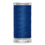 Fil Guttermann 100m extra fort - Bleu France