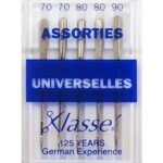 Aiguilles machines universelles assorties 70/80/90