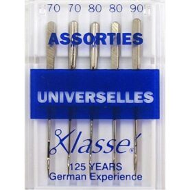 Aiguilles machines universelles assorties 70/80/90