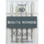 Aiguilles machines bouts ronds 80/12