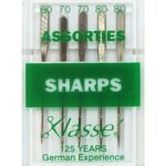 Aiguilles machines sharps assorties 60/70/80