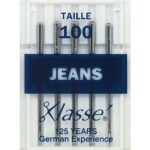 Aiguilles machines jeans taille 100