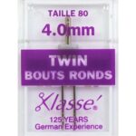 Aiguilles machines double bouts ronds 4mm