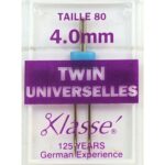 Aiguilles machines double universelle 4 mm