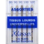 Aiguilles machines universelles assorties 80/90/100