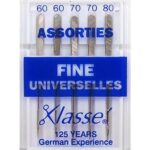 Aiguilles machines universelles assorties 60/70/80