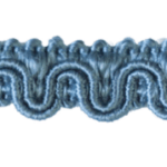Lézarde satiné 11mm - Bleu pétrole