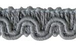 Lézarde wave viscose 11mm - Gris