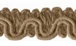 Lézarde wave viscose 11mm - Jute