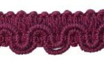 Lézarde wave viscose 11mm - Rouge