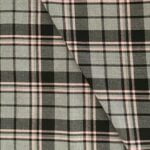 Tissu écossais Tartan - Rose, gris, noir
