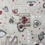 Tissu coton imprimé grande largeur 280 cm - Esprit montagne