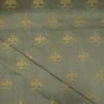Tissu jacquard empire Napoléon Aigle impérial - Vert
