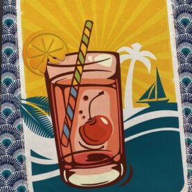 Coupon de tissu - Smoothie N°3