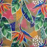 Toile de bâche imprimée Outdoor Teflon Sunny - Paradis, multicolore