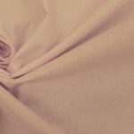 Tissu cretonne coton uni - Beige