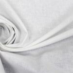 Tissu cretonne coton uni - Blanc