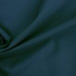 Tissu cretonne coton uni - Bleu marine