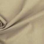 Tissu cretonne coton uni - Ficelle