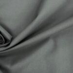 Tissu cretonne coton uni - Gris anthracite
