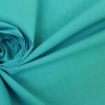 Tissu cretonne coton uni - Jade