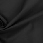 Tissu cretonne coton uni - Noir
