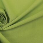 Tissu cretonne coton uni - Vert mousse