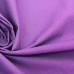 Tissu cretonne coton uni - Violet