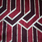Tissu jacquard velours "Jessy" - Bordeaux, rose