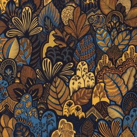 Toile de coton Joséphine édition Thevenon Paris Camel, beige dore - OEKO-TEX