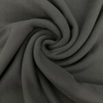 Tissu polaire uni - Gris anthracite