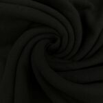 Tissu polaire uni - Noir
