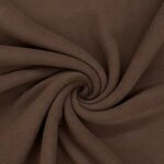 Tissu polaire uni - Marron
