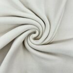 Tissu polaire uni - Ecru