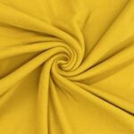 Tissu polaire uni - Jaune moutarde