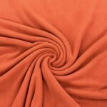 Tissu polaire uni - Brique marsala