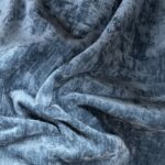 Velours grande largeur bleu